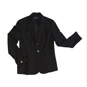 Lafayette 148 New York 3 button Virgin Wool Blazer Size 8